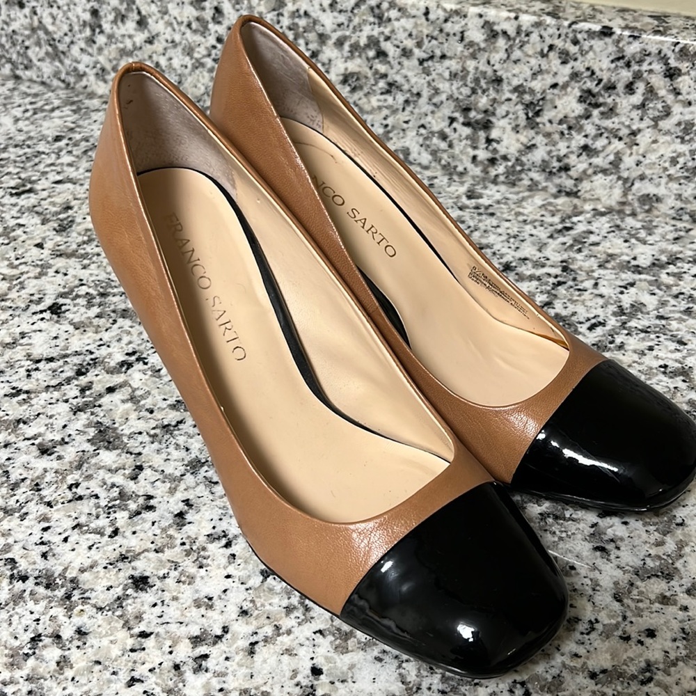 Franco Sarto two tone high heel